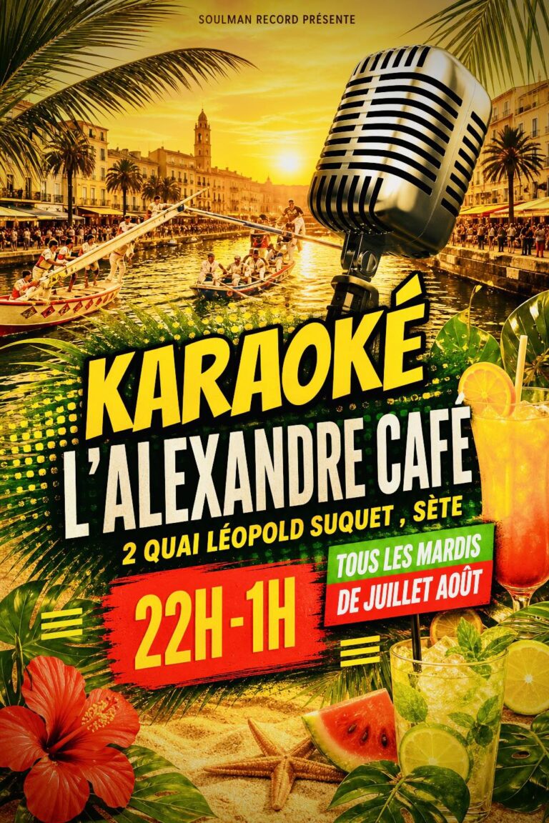 Karaoké Dansant Blind Test – Tous les Mardis de Juillet & Août à L'Alexandre Café
