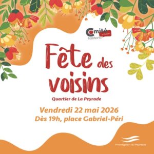 Fête des voisins 2026 Quartier La Peyrade