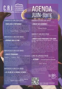 Agenda Juin 2026 – Conservatoire de Sète