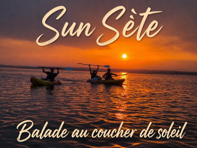 Balade au coucher de soleil à Sète