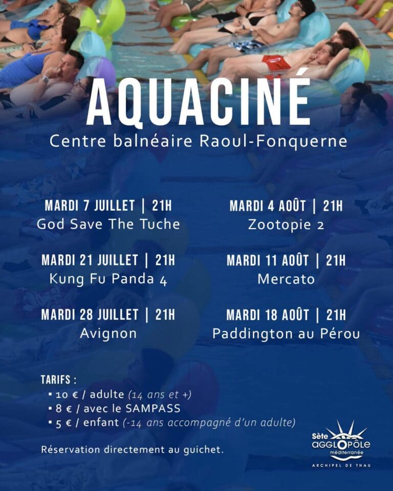 Aquaciné - Centre Balnéaire Raoul-Fonquerne