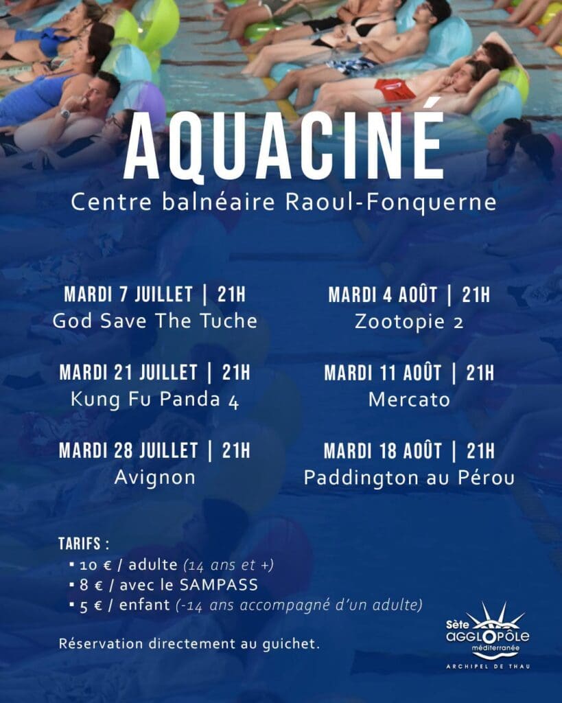 Aquaciné - Centre Balnéaire Raoul-Fonquerne
