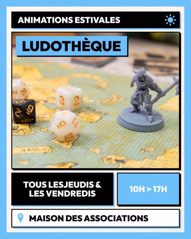 Ludothèque de Marseillan - Été 2026